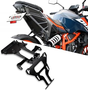 Motorcycle Tidy Tail Fender Eliminator Adjustable License Plate Bracket Holder for KTM Vehicle Duke 390/250/125;Year 2024 Onwards