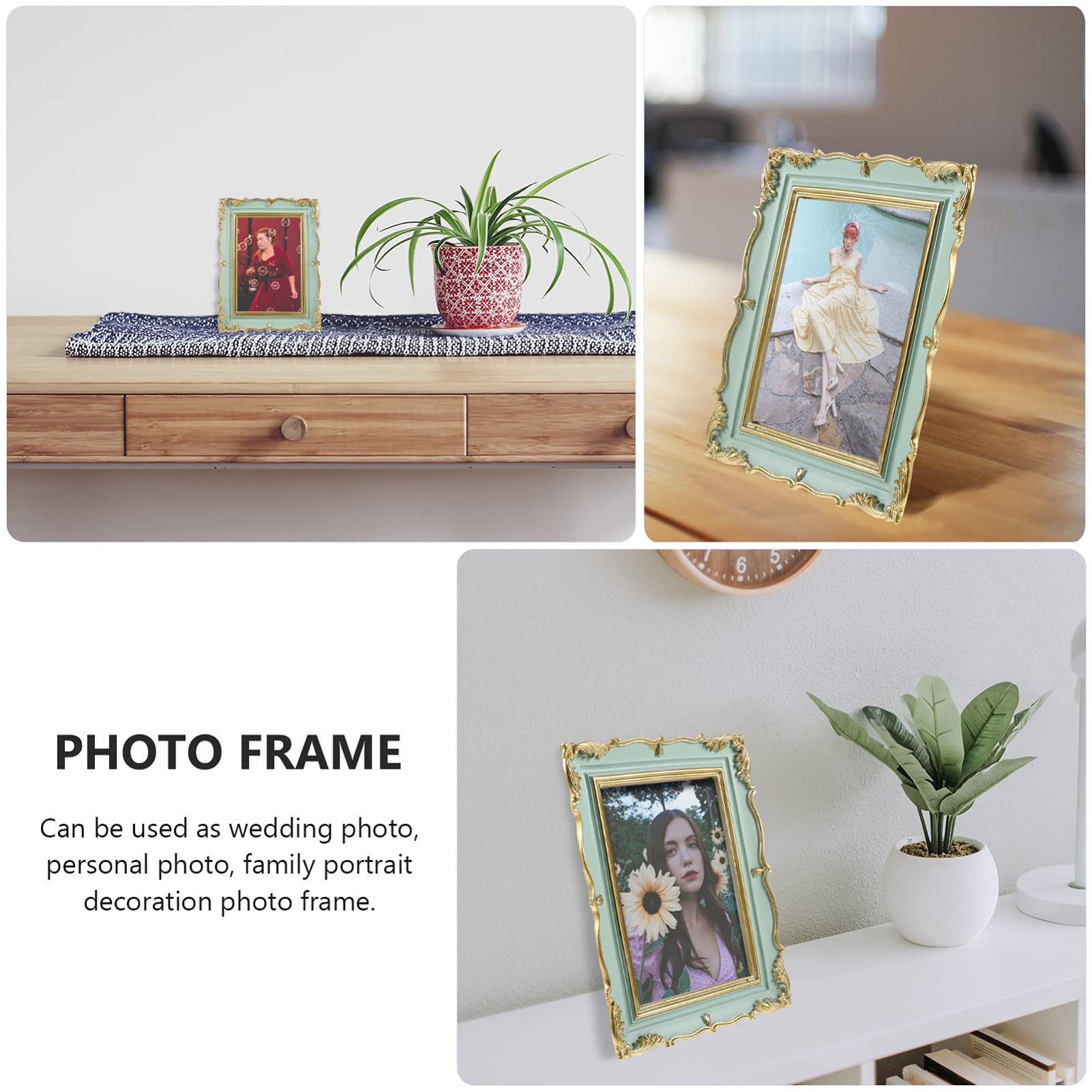 Amazon.co.jp: WINOMO ヴィンテージフォトフレームアンティークフォト