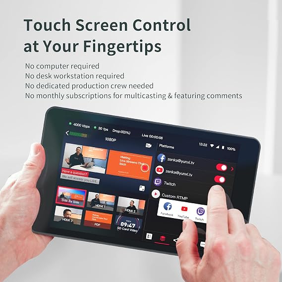 YOLOLIV YoloBox Pro Portable Multi-Camera Live Streaming Studio