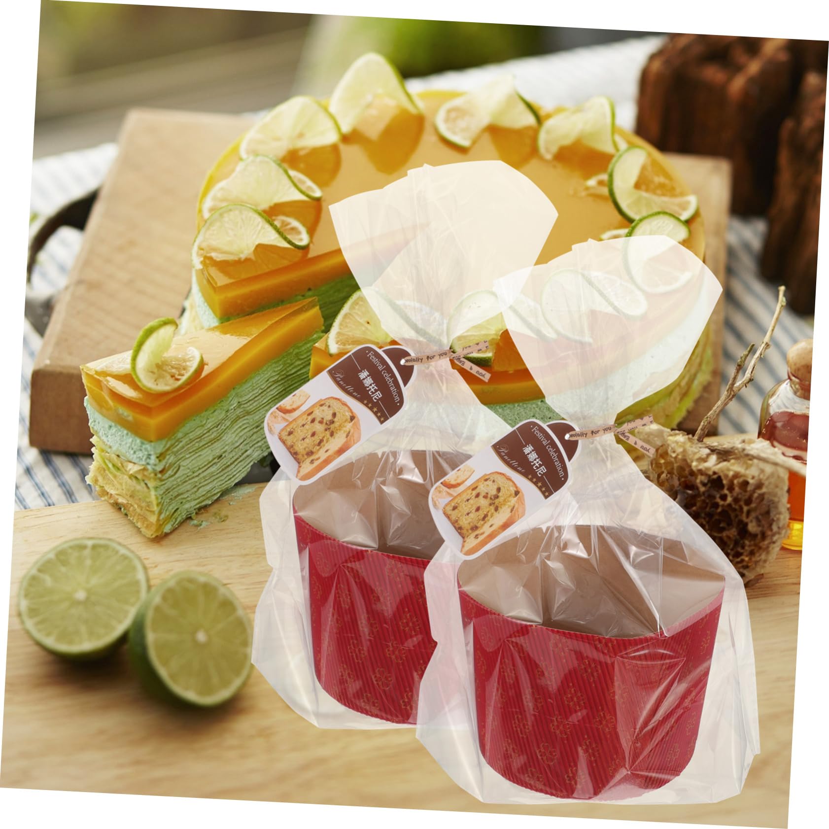 PRETYZOOM 2 Juegos Copas De Pastel Corrugado Vasos De Papel Para Magdalenas Taza De La Magdalena Tazones De Postre De Papel Recipientes Para Tazas De Postre Minivasos De Acanalado Rojo