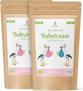 JoviTea® Babytraum Tee BIO 2er Sparset – Traditionelle Rezeptur - spezielle Kräutermischung – aus kontrolliert biologische...