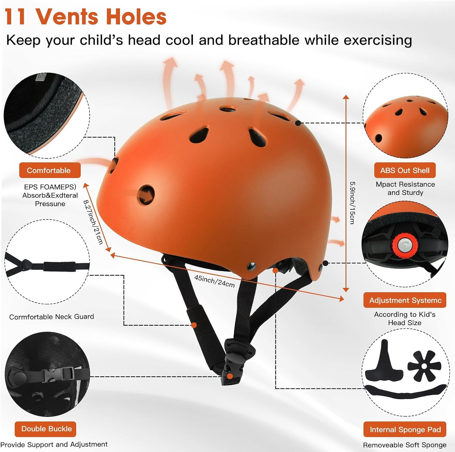 Kids Toddler Bike Helmet Set, CPSC Certified, Toddler to Youth image 3
