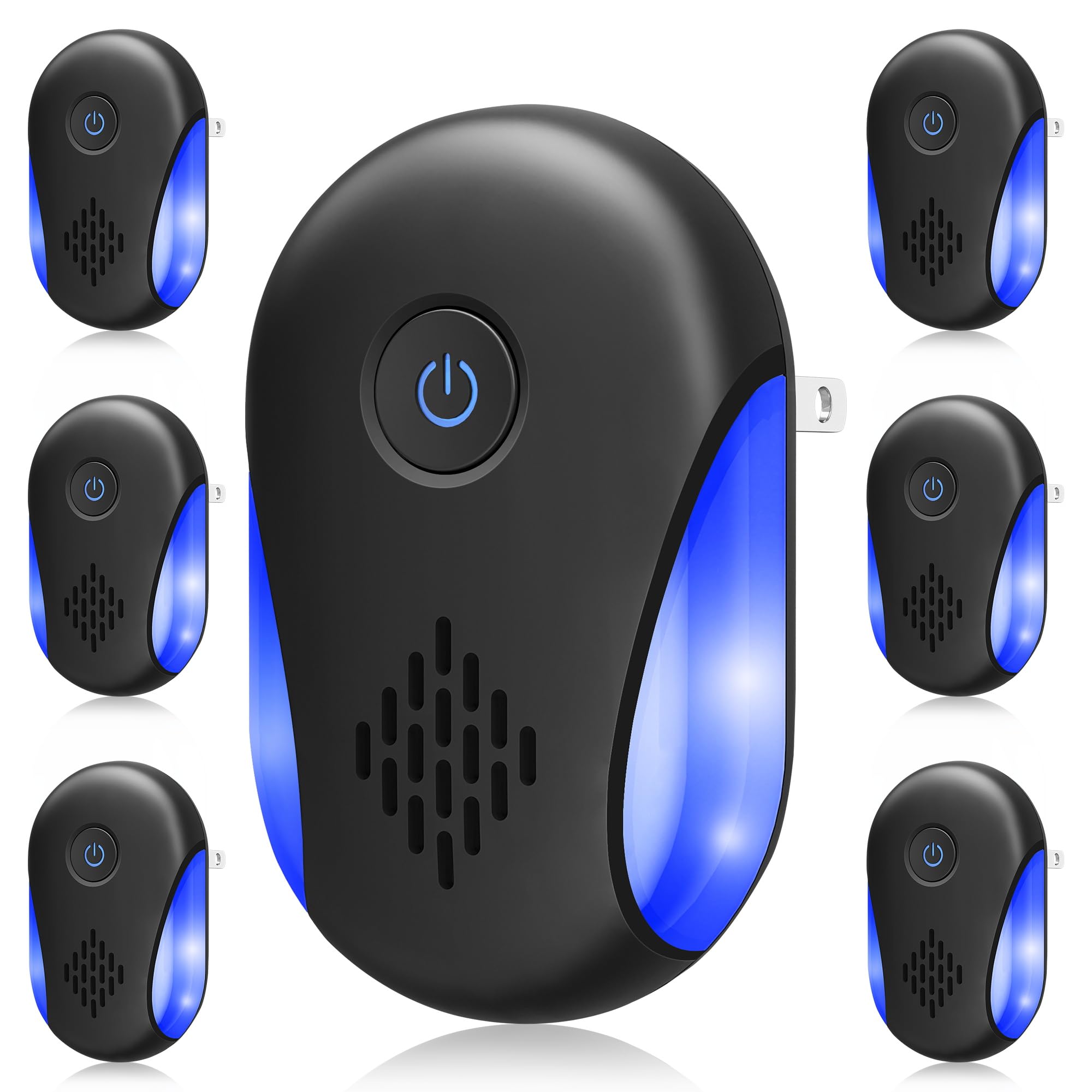 Photo 1 of (2026 Upgraded) Ultrasonic Rodent & Pest Indoor Repeller - Stronger Driving Force, Repellent for Mouse, Rats, Roaches, Ants, Spiders, Bugs, Home Plug-in Device, 2 Mode Switching (6 Pack)
