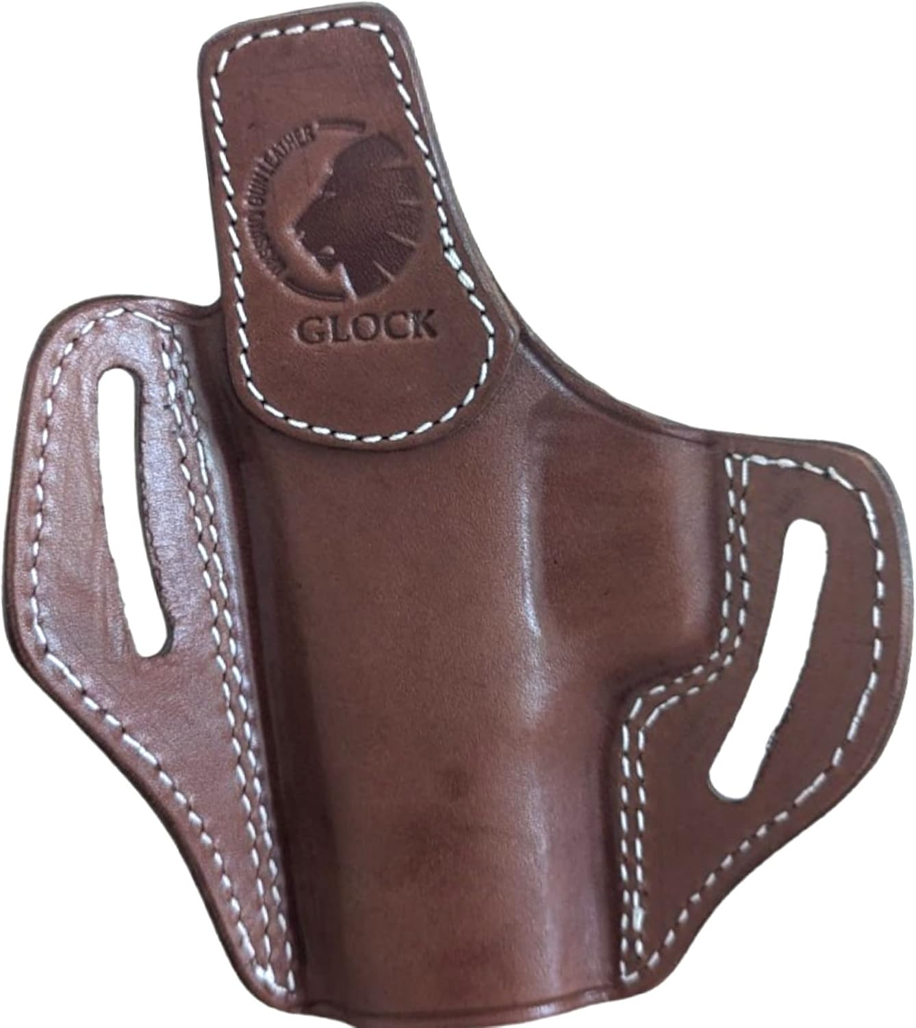 Glock 19 Leather Holster - Right Hand OWB for Belts - Fits Glock 19, 23, 32