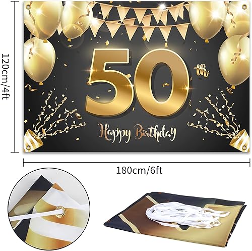 Miniatura 77 de HAMIGAR Fondo de pancarta de feliz cumpleaños número 17 de 6 x 4 pies, decoraciones de cumpleaños de 17 años, suministros de fiesta para niñas