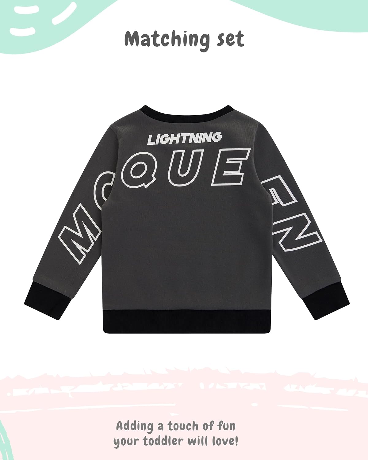 Disney Cars Boys Sweatshirt and Jogger Set with Pocket