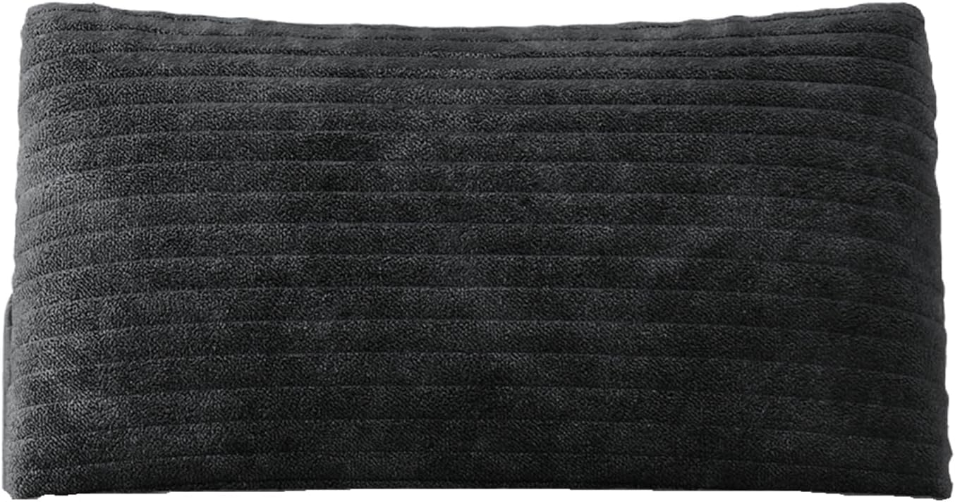 JINGLING Oversized Corduroy Sofa Back Pillows - 27.9x20.9 Oblong Plush Couch Cushions for Living Room, Camel