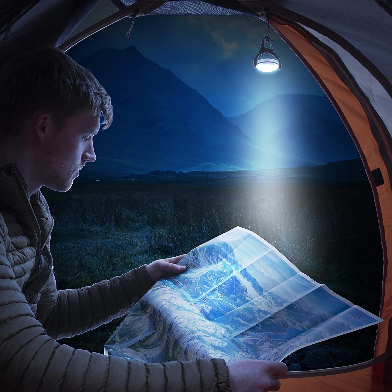 Nite Ize LED Micro Lantern, Mini Swivel Light With Clip