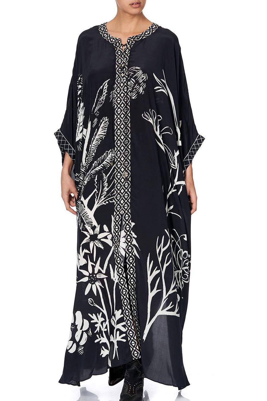 Women Boho Long Maxi Kaftan Roomy Loungewear Oversized Beach Dress Cover Ups Robes