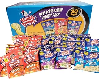Humpty Dumpty Assorted Potato Chips, Snack Size, On The Go 30 Pack, 1 oz each