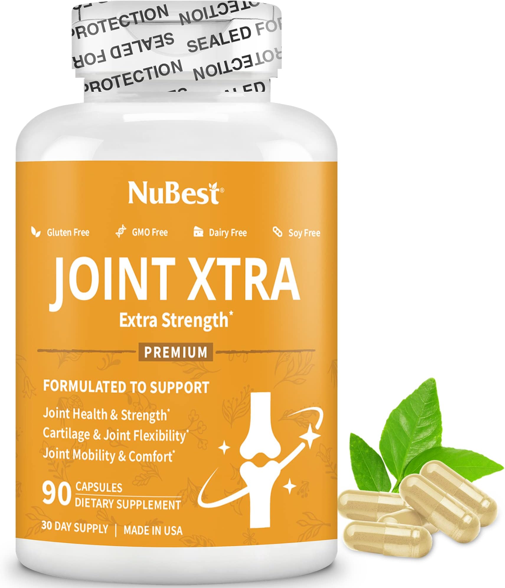 Joint Xtra - Joint Support Supplement | Joint Health Formula with Triple Joint Strength - Glucosamine, Chondroitin, Turmeric, MSM | 1 Month Supply