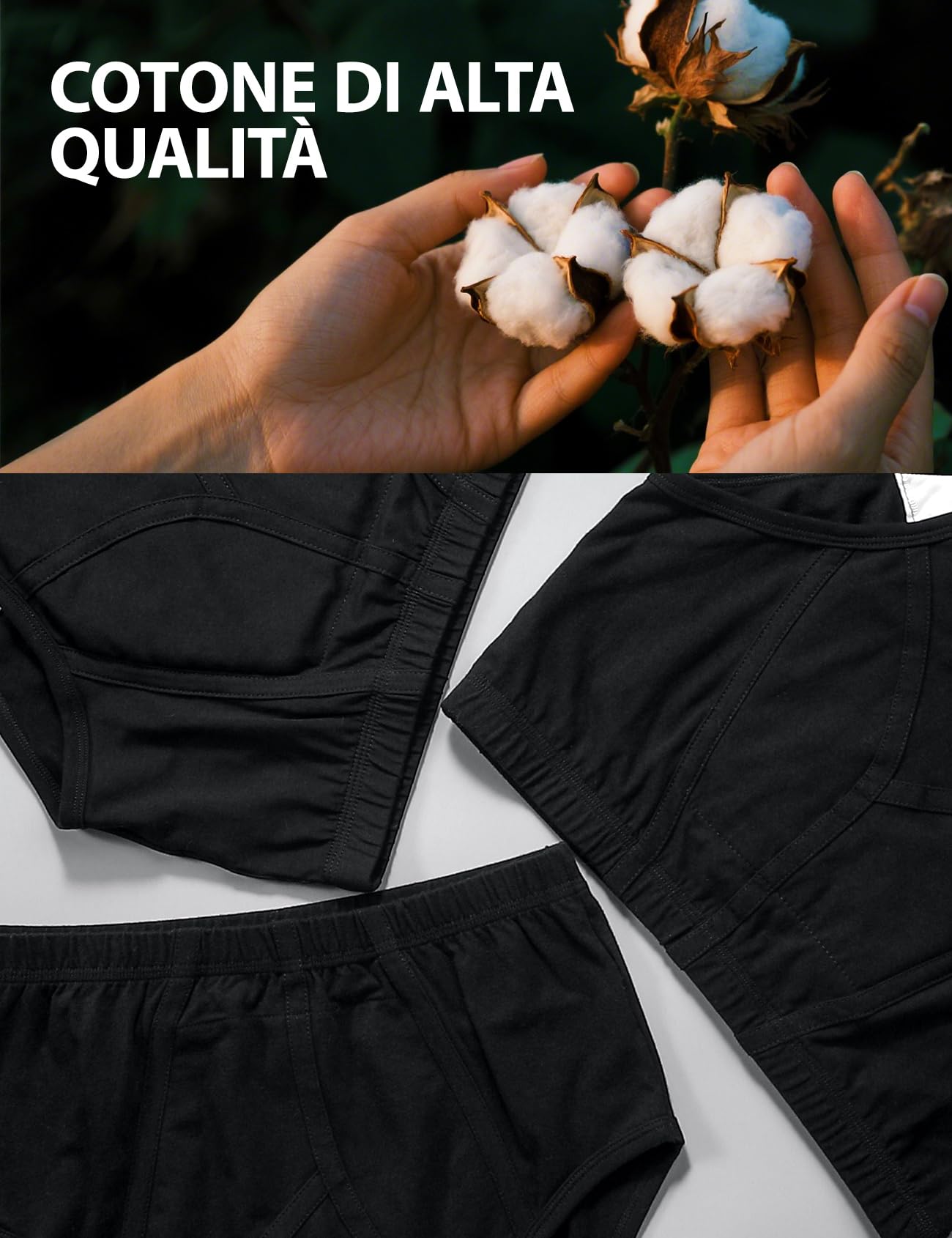 Carer Confezione da 3 slip per incontinenza uomo cotone assorbenza 200 ml | intimo assorbente lavabile e riutilizzabile protezione antiperdita per perdite urinarie uso quotidiano e viaggi, nero