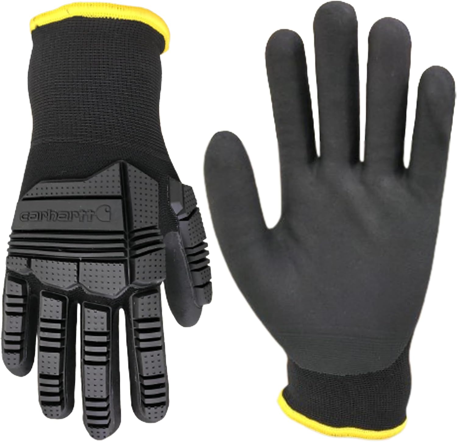 Carhartt Men's GC0823M Thermal Knuckle Guard Nitrile Glove