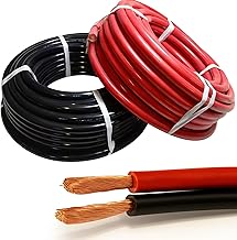 MKGT Hi-Flex 16mm² 110 Amp Automotive Starter/Inverter/Welding/Battery PVC Cable Wire (Red, 2 Metres)