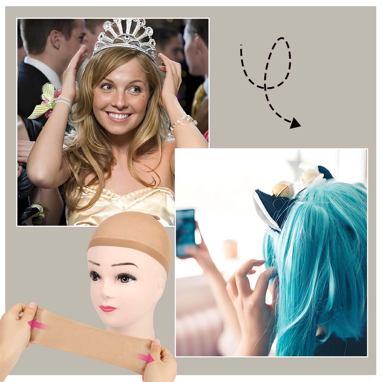 5 Pieces Wig Caps - Image 4