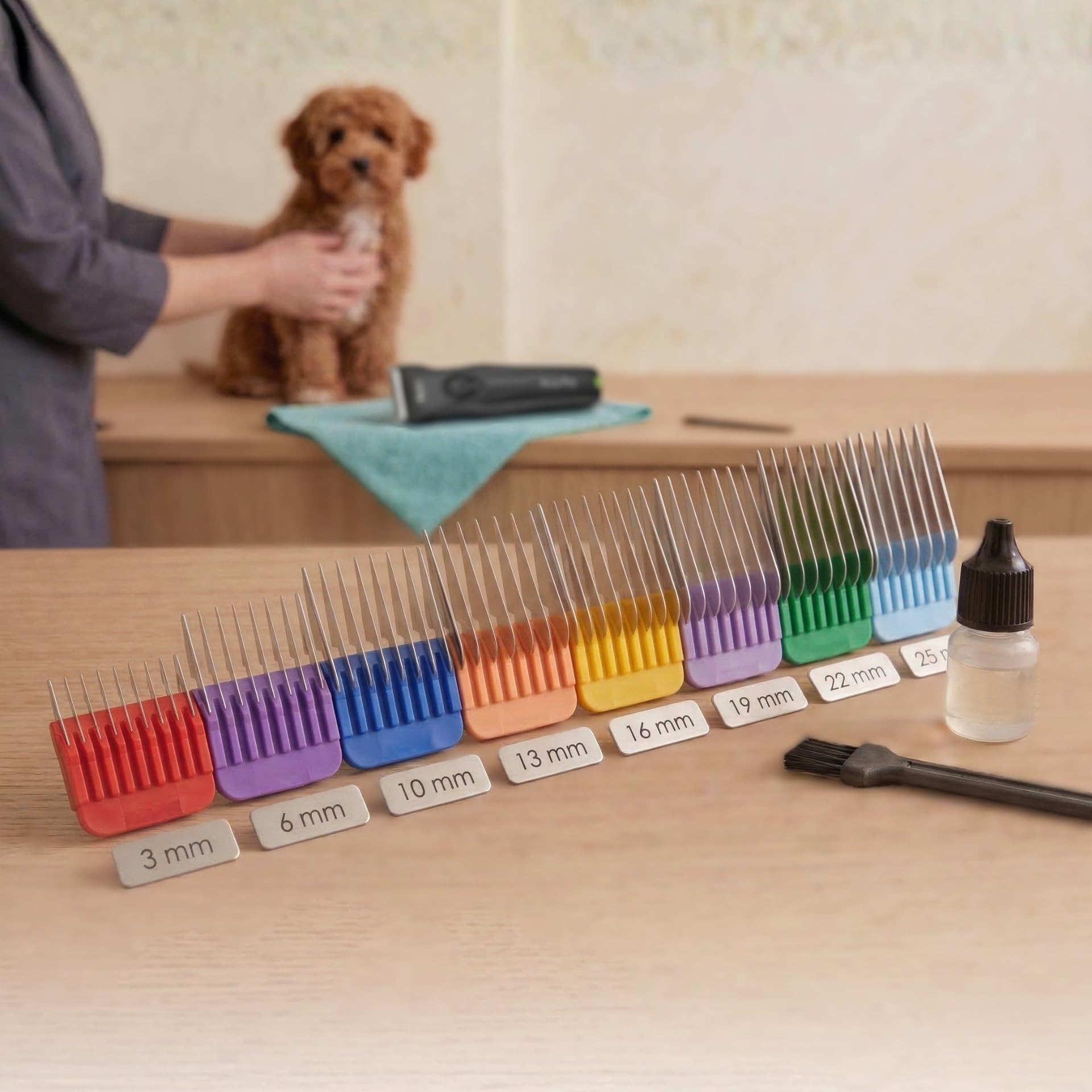 Agrarzone Edition Wahl Moser Arco Pro tosatrice cani e gatti - 2 batterie, Set rialzi, Leggera, Silenziosa, Potente - Made in Germany