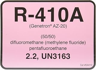 Diversitech R-410A Cylinder Tank Label (04410)
