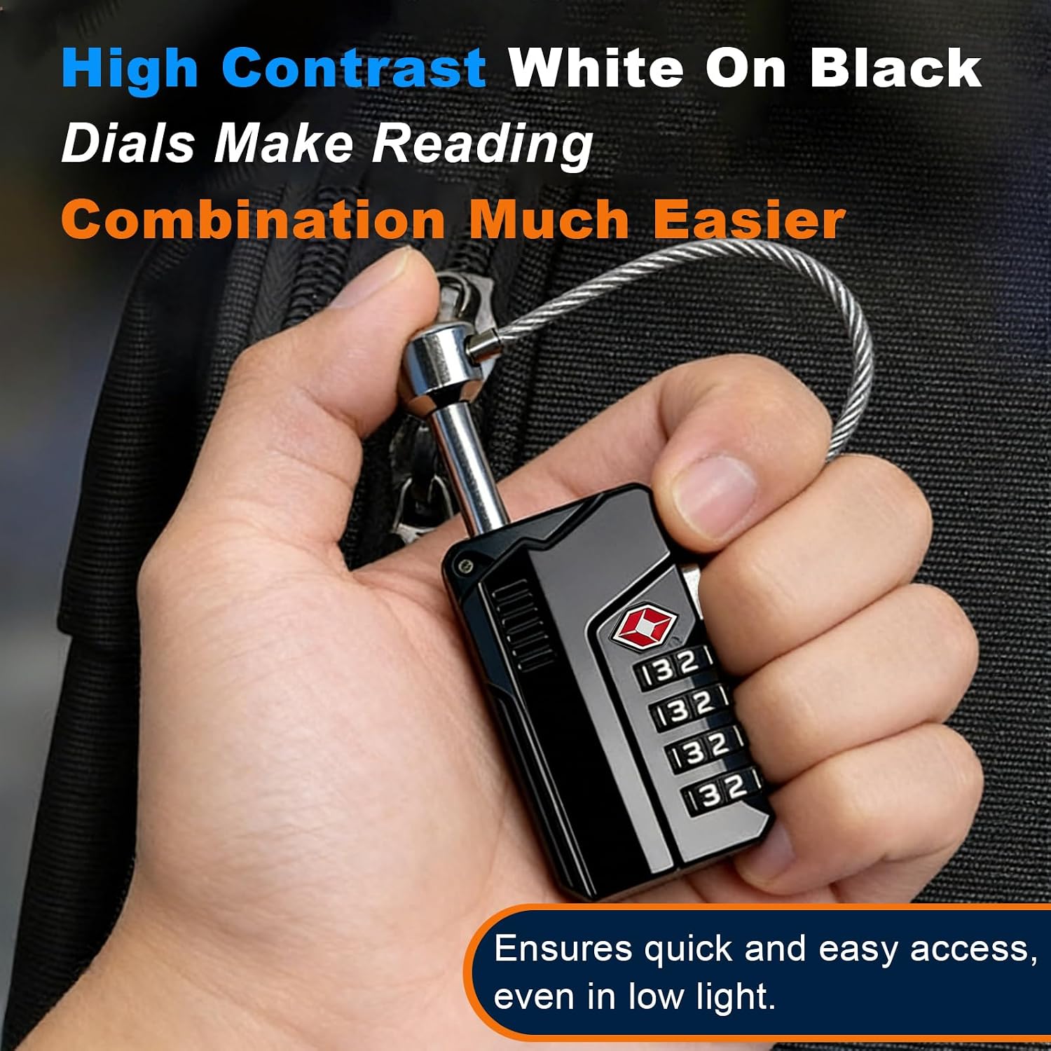 TSA Approved Combination Locks 2 Pack for Gun Cases, Toolboxes & Luggage (NEW) (2 Pack)
