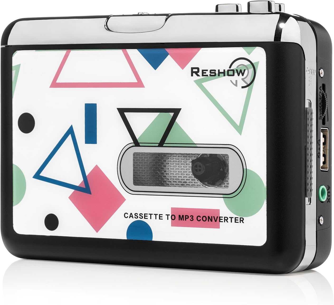 Reshow USB Cassette/Tape Player Converter Convert to MP3 into USB Flash Drive