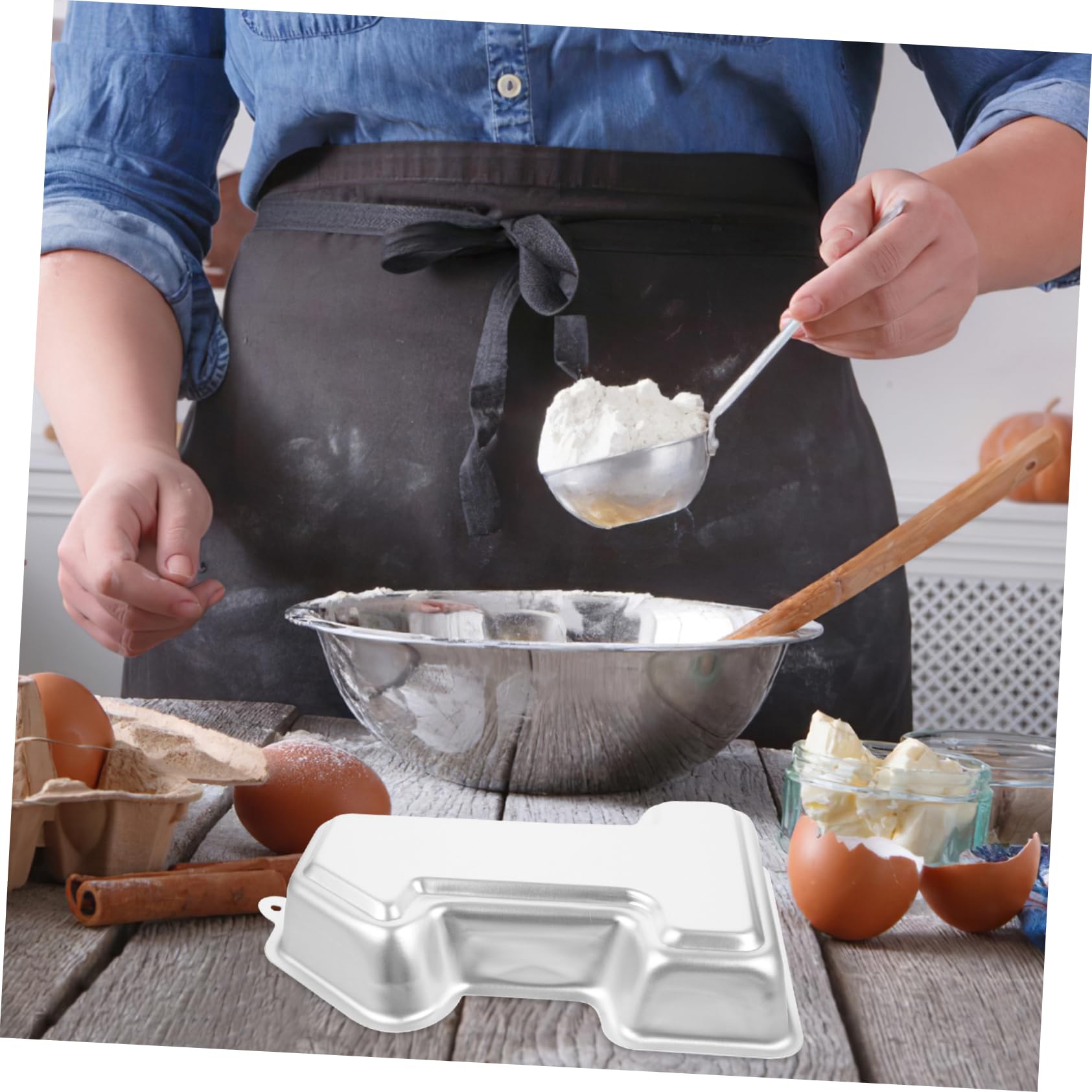 Alipis 4pièces Moule à Gâteau Aluminium Numéro Pan De Pâtisserie Pour Et Événements Spéciaux Accessoire De Cuisine Pratique Pour Gâteaux Étonnants