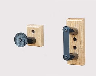 KR Ideas Standard Horizontal Wall Mount for a Ruger 2245 Semi Automatic with A Security Bracket (Made in The USA) (Oak)