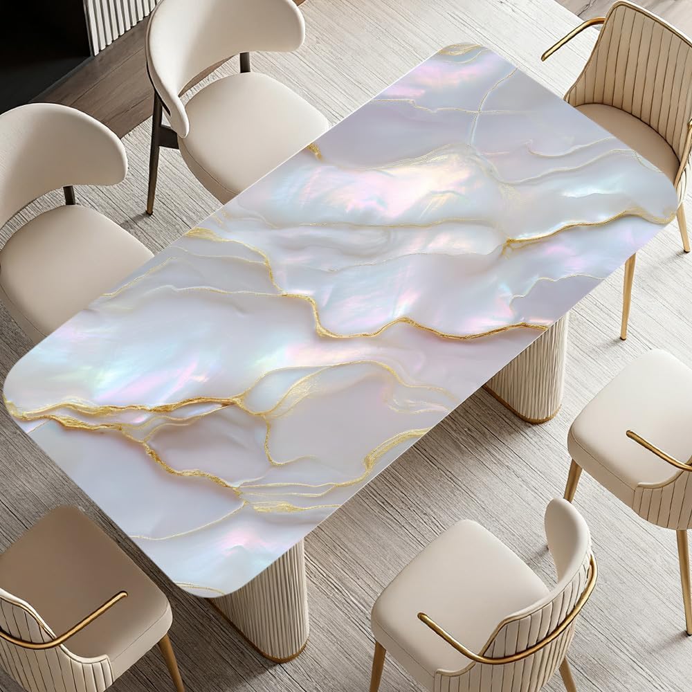 Countertop Contact Paper 39.37 x 23.62 Inch Pearl White Gold Marble Peel and Stick Vinyl Wallpaper Oil Resistant Removable Decorative Film for Kitchen Counter Cabinet Furniture Tabletop Renovation colorful0157 23.6" x 39.4"