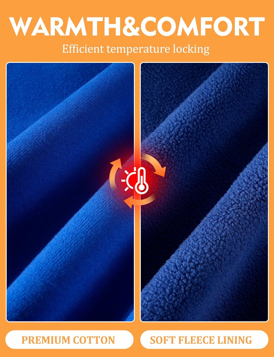 Flygo Unisex Boys Girls Sherpa Hoodie Fleece Lined Hooded Sweatshirt Pullover Sweater Kids Fall Winter Hoodies 5-11Years - Image 6