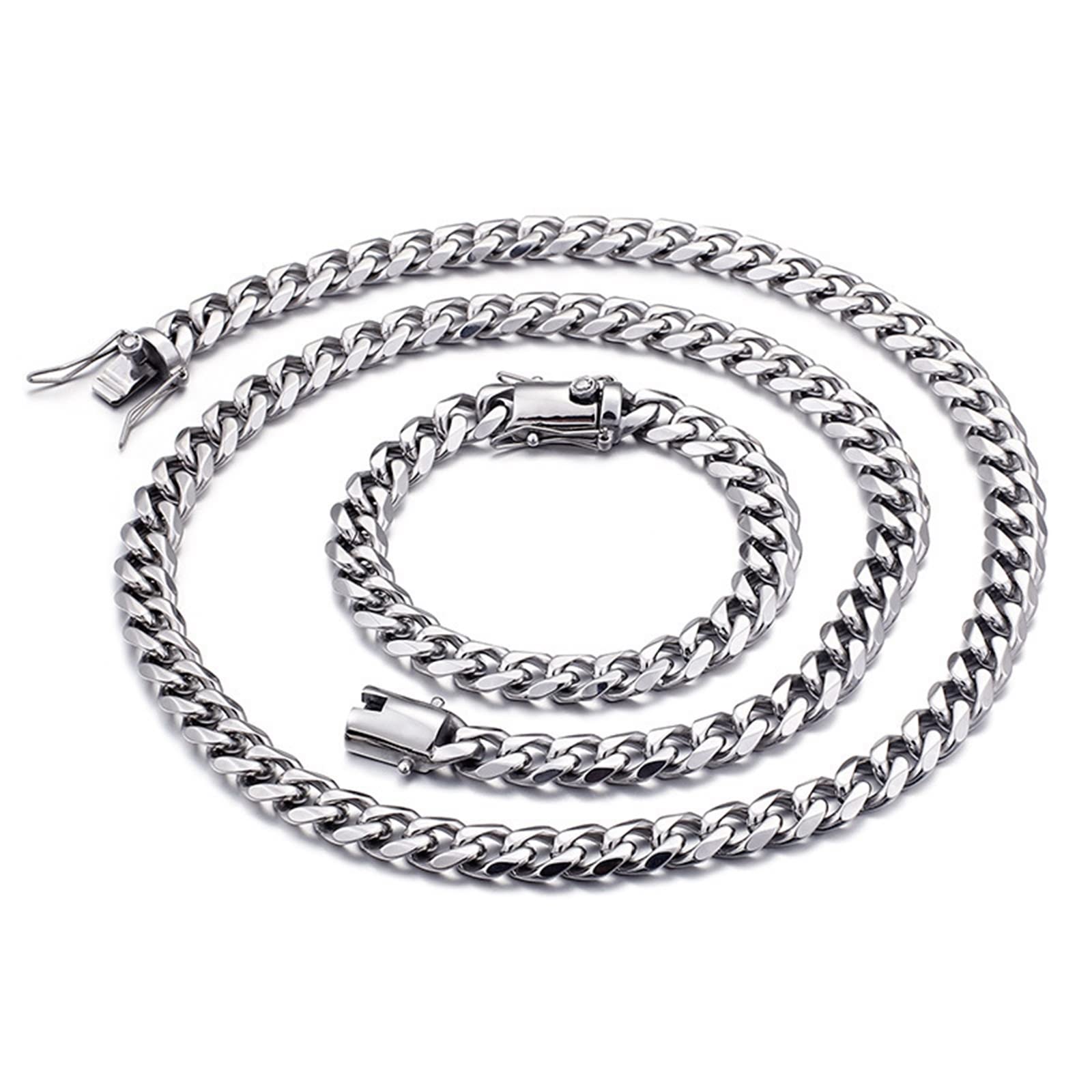 Bracelet Acier Inoxydable Doré, Bracelet Jonc Homme Rock Hip-Hop Cadeau Saint Valentin Bracelet