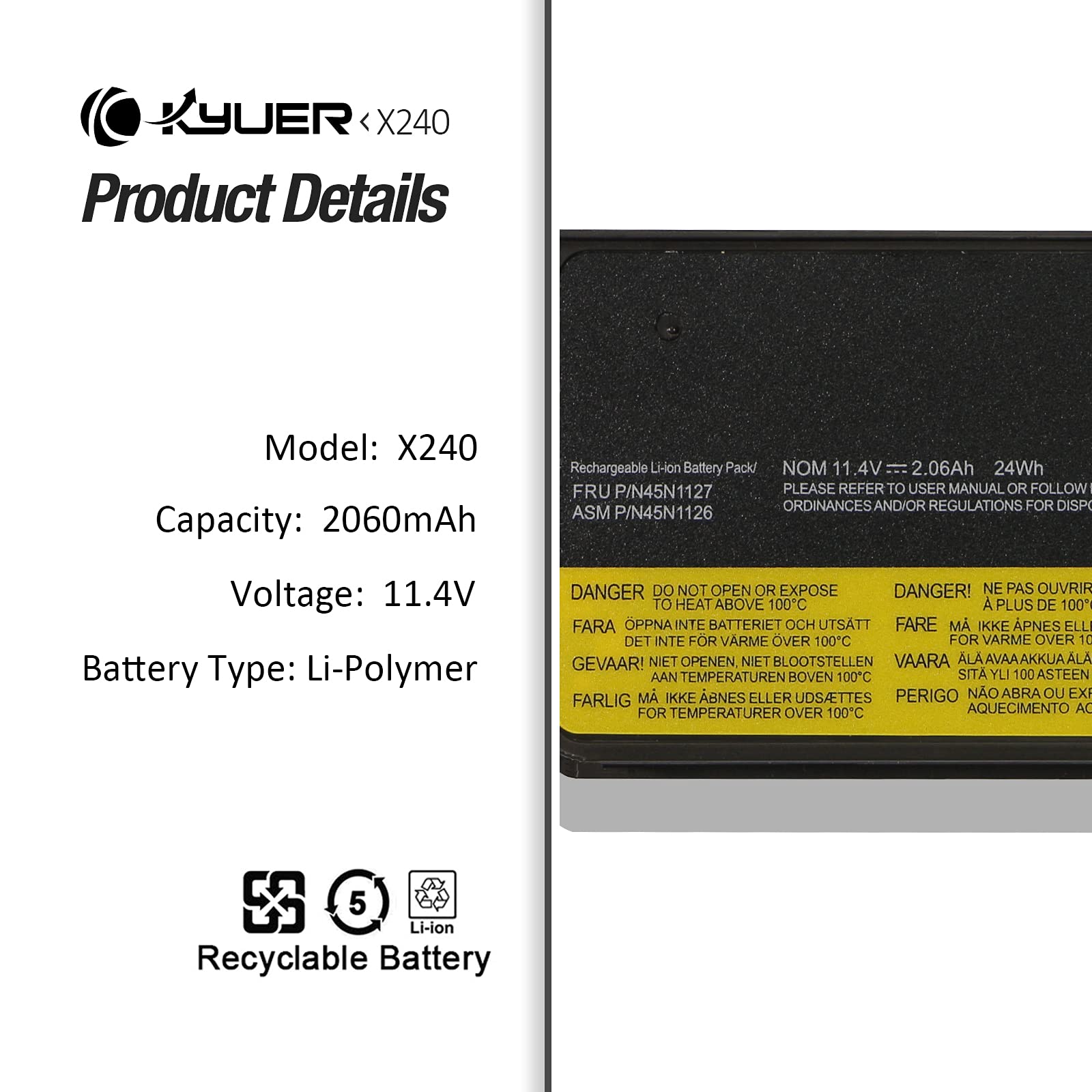 68 Batteria per Lenovo ThinkPad T440 T440S T450 T450S T460 T460P T470P T550 T560 W550 W550S L450 L460 L470 X240 X250 X260 X270 P50S A275 K2450 K21-80 45N1124 45N1125 45N1130 45N1135 45N1136 45N1777