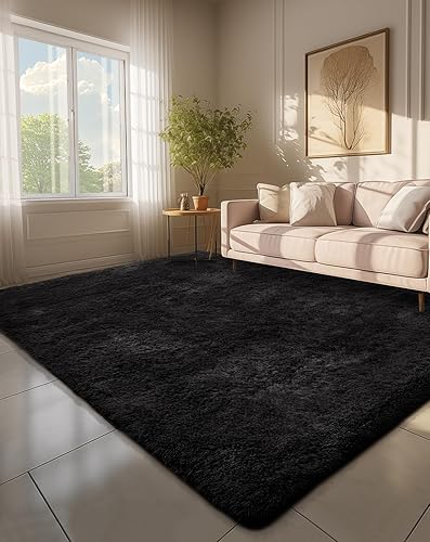 Miniatura 159 de Ophanie - Alfombra redonda rosa para dormitorio de niñas, alfombra circular de área de felpa kawaii esponjosa para niños, linda alfombra de Navidad