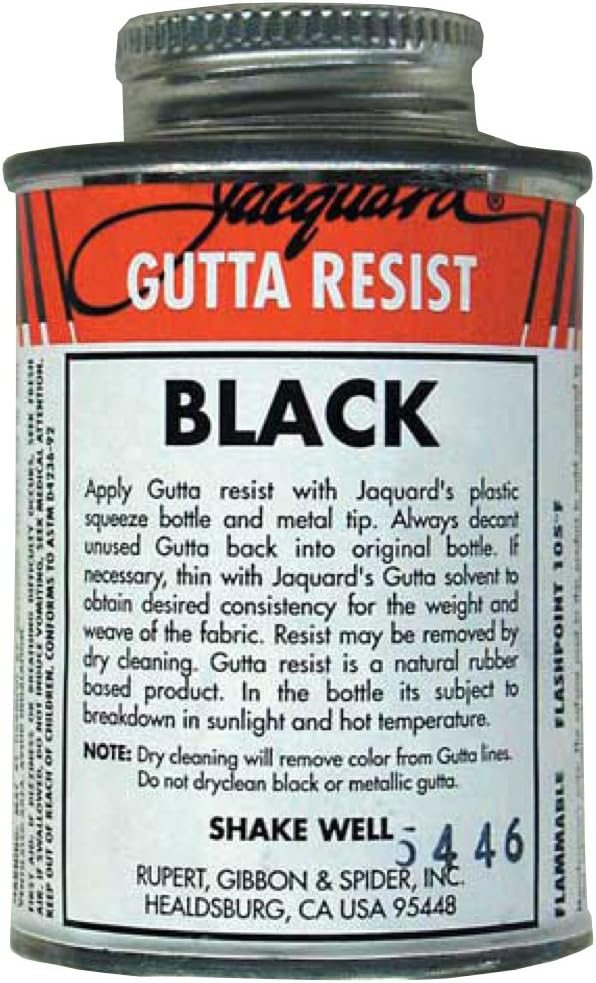 Jacquard Gutta Resist, 4 oz., Black