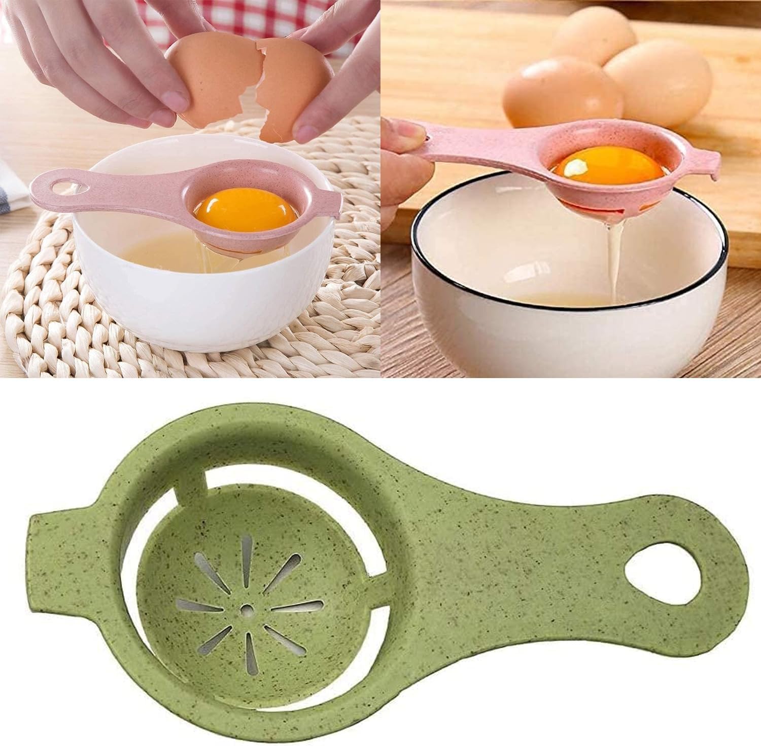 Egg Separator Tool - Yolk and White Separator, Baking Gadget