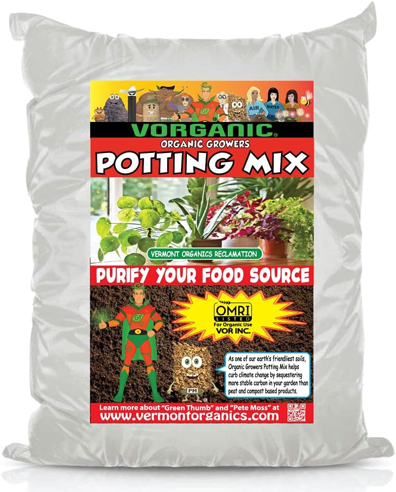 Organic Soil // 2 Cubic Feet // Garden Soil/Potting Media // 2 cu ft Patio, Lawn