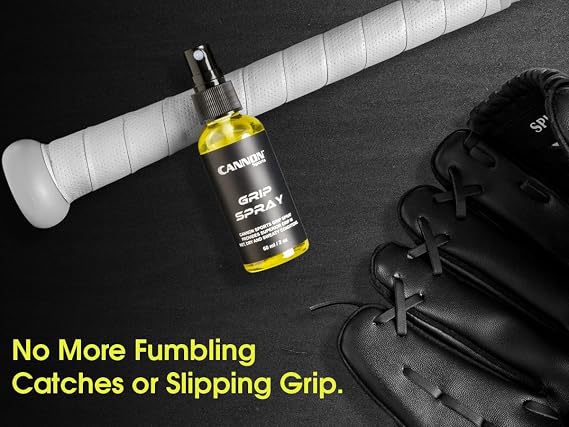 Cannon Sports All-Weather Hand Grip Spray for Athletes - Instant Tack Zero-Slip Hand Control - Boost Traction & Performance in Pickleball, Golf, Tennis, Football & More - 60ml Natural Formula
