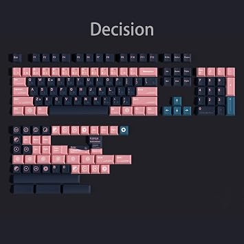 Keycaps - Decision Theme, Cherry Height, 148 Keys, PBT Material