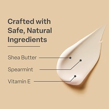 QRxLabs Shea Foot Cream 4 oz - Hydrating & Cooling Formula with 15% Shea Butter, Spearmint, Vitamin E, Glycolic Acid - Non-Greasy, Quick-Absorbing, Paraben-Free - Repair Dry, Cracked Feet