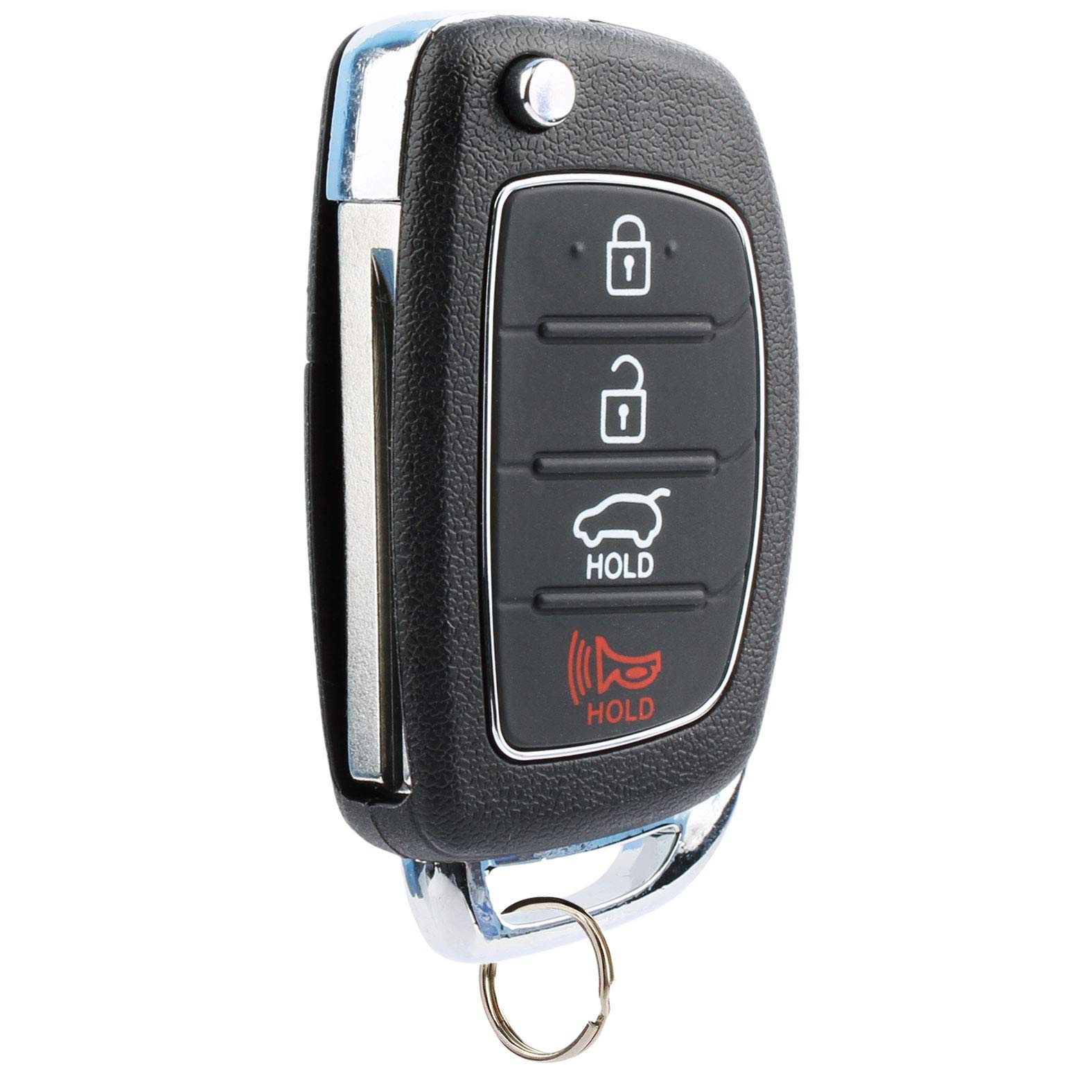 Flip Key fits 2013-2015 Hyundai Santa Fe Keyless Entry Remote Fob (95430-4Z100, TQ8-RKE-3F04)