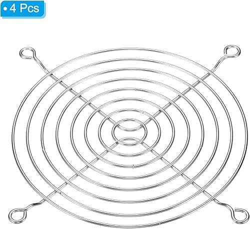 Vista 30 de PATIKIL Parrilla de dedo de ventilador de 1.575 pulgadas, paquete de 8 protectores de parrilla de acero inoxidable 304 para ventiladores de 1.57 x