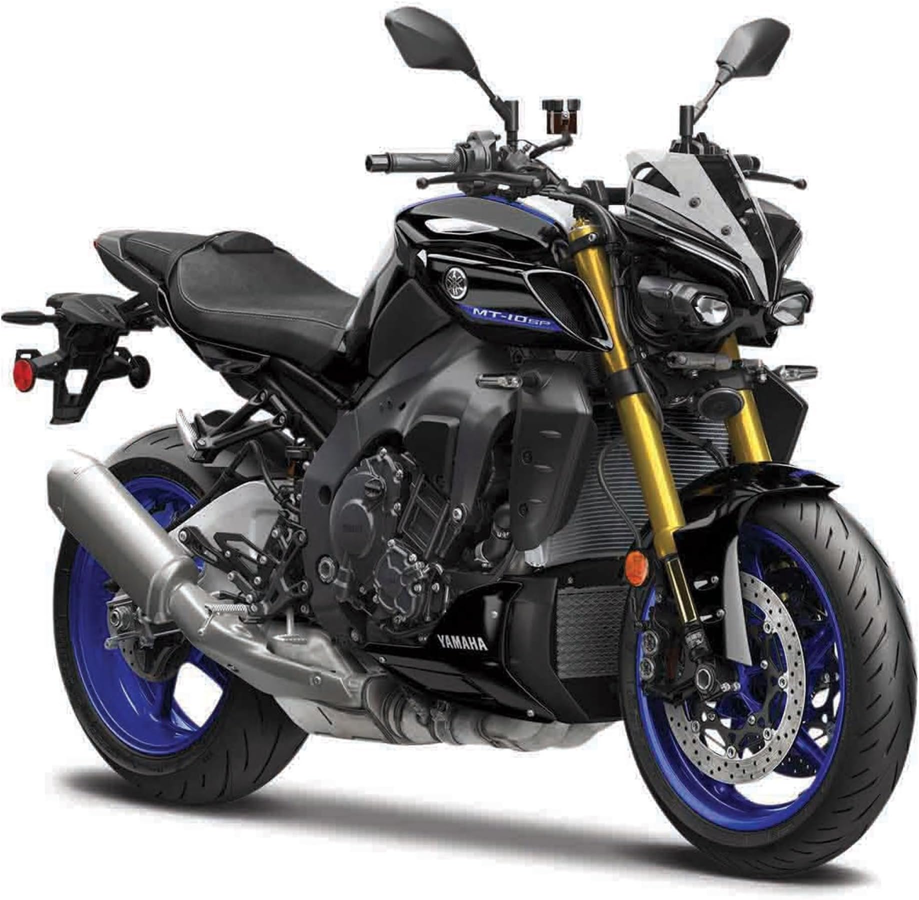 MOTORBIKE 2023 YAMAHA MT-10 SP - 1:18 Scale - Incredibly Detailed Die-Cast Replica Collectible Motorcycle Model, Multiple Colours