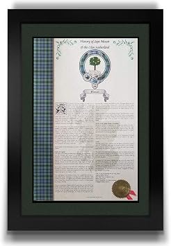 Mr Sweets Clenny Scottish Clan & Sept 11x17 History Print - Tartan, Buckle, Crest, Last Name Surname Meaning, Genealogy, Family Tree Research Aid, Roots, Ancestry, Ancestors and Namesakes