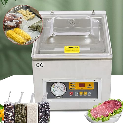 Miniatura 2 de Sellador al vacío, sellador al vacío de cámara, cámara de alimentos de cocina comercial, sello de mesa, sellador de máquina de envasado al vacío