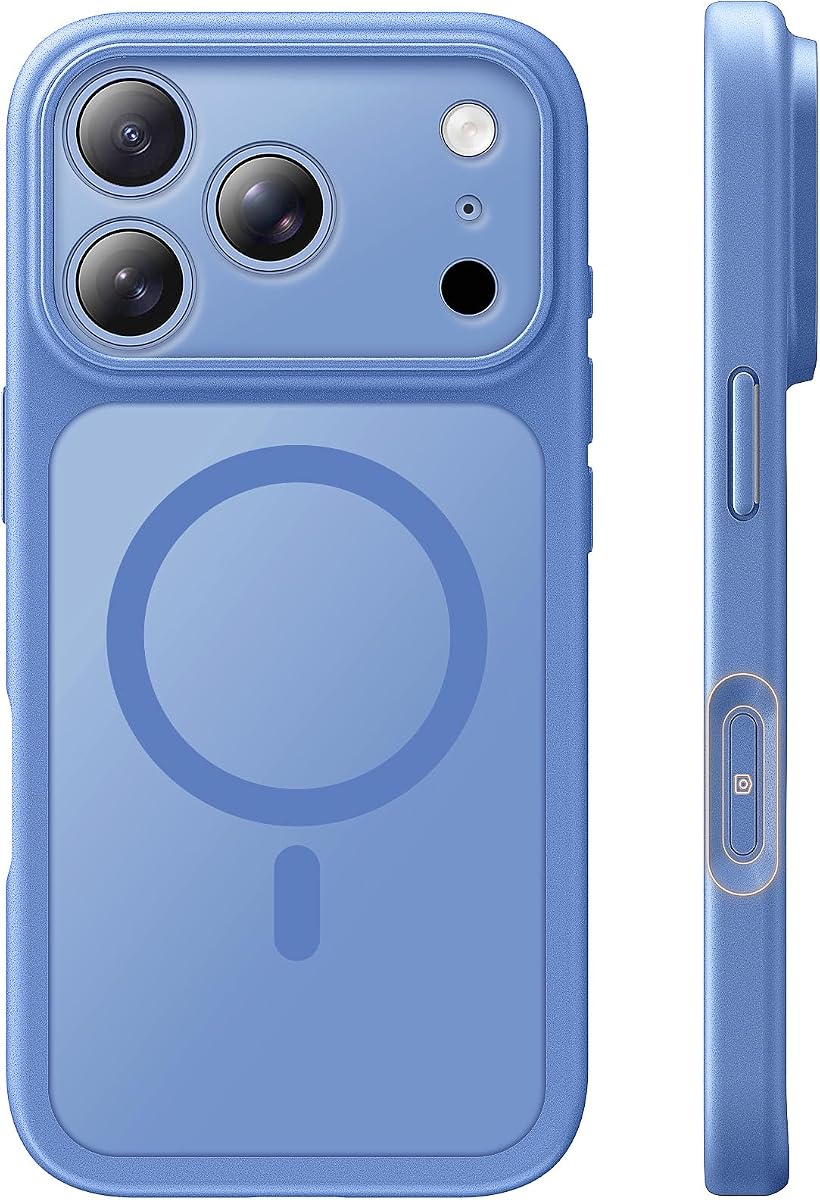 TAURI for iPhone 18 Pro Case, Compatible with MagSafe, Glacier
