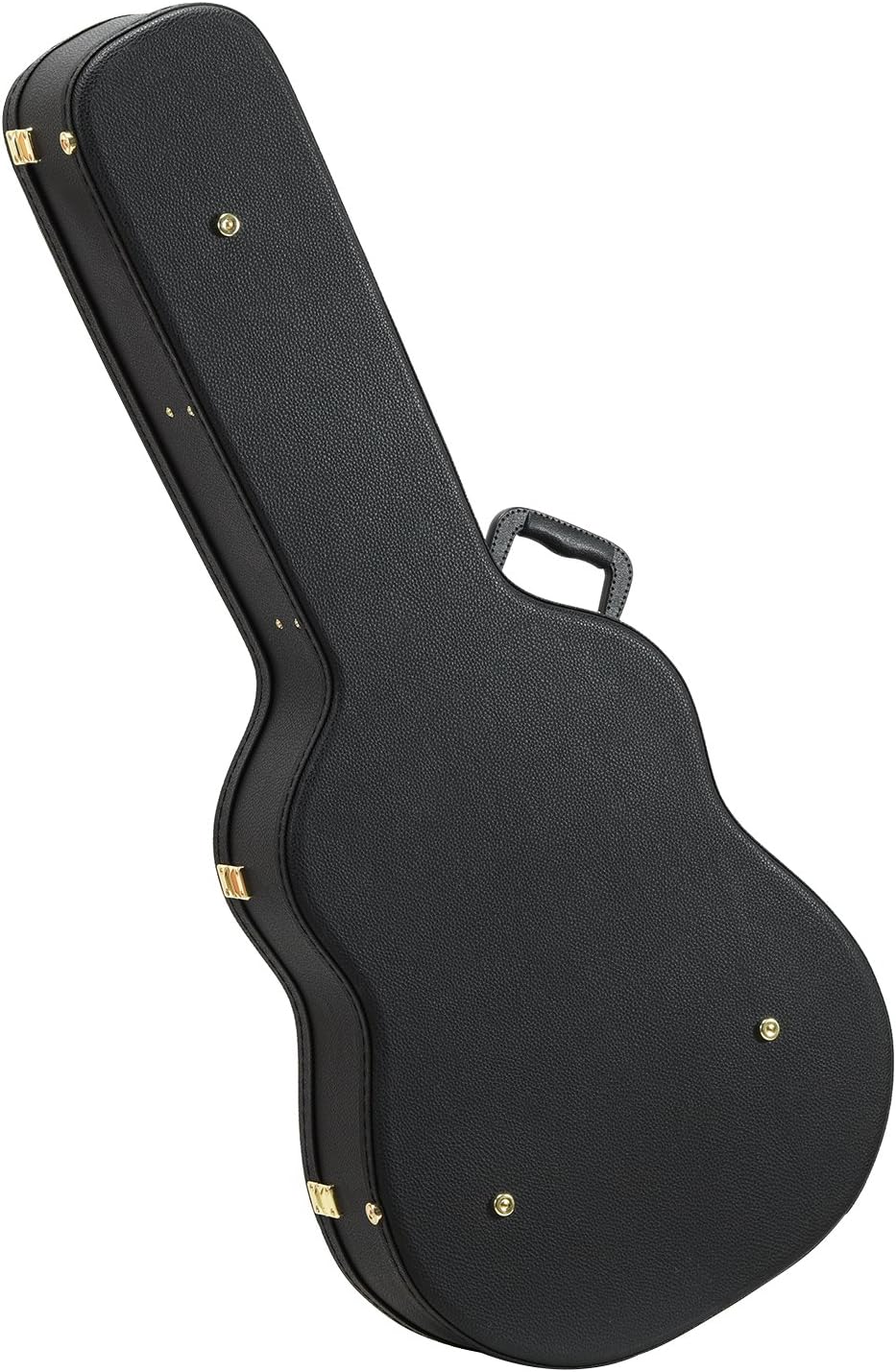 WXD Acoustic Dreadnought Hard-Shell Guitar Case,Black