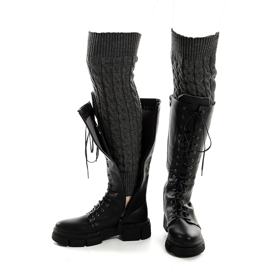 Xo Style Boot Socks Cuffs Winter Short Crochet Knit Leg Warmers Boot Socks Topper Cuffs