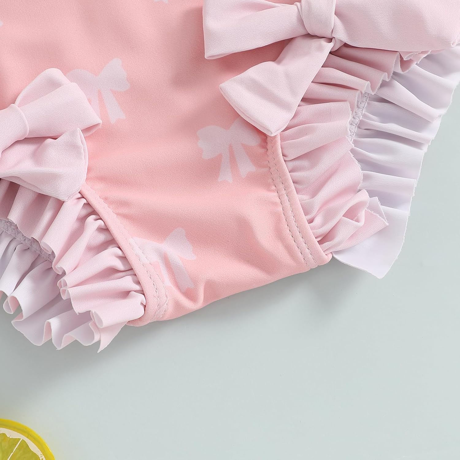 Baby Girl Swimsuit Baby Girls Long Sleeve One Piece Swimsuit Romper Infant Bathing Suit Baby Girl Beach Rash Guard - Image 5