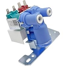 Refrigerator Inlet Valve WR57X10051 fit for GE CSX22BCBCWH CSX22BCBEWH CSX22BCBGWH CSX22BCBKWH CSX25GRBCAA CSX25GRBCWW CSX26MRDAAA CSX26MRDAWW CSX27DRXDAA CSX27DRXDWW TFX24FKC TFX24SGB TFX24SHB