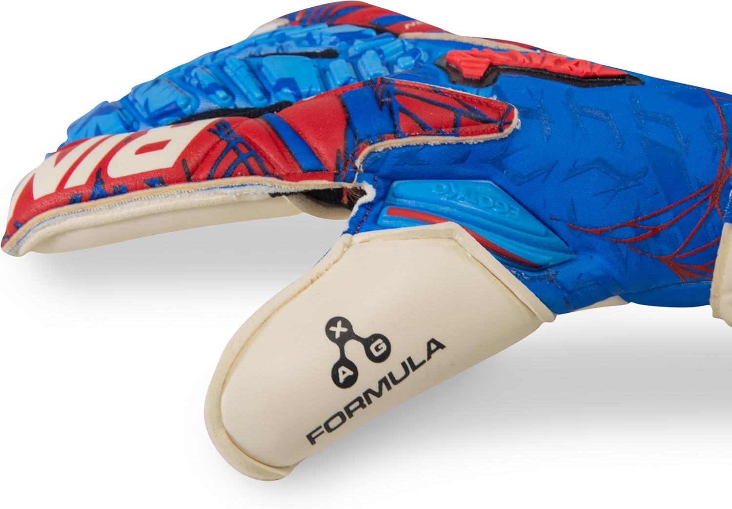 Rinat Egotiko Vengador Pro Goalkeeper Gloves, AXG Formula Latex Grip, Hybrid Negative-Roll Cut, Impact Absorption, Breathable Backhand, Adjustable Wrist Closure