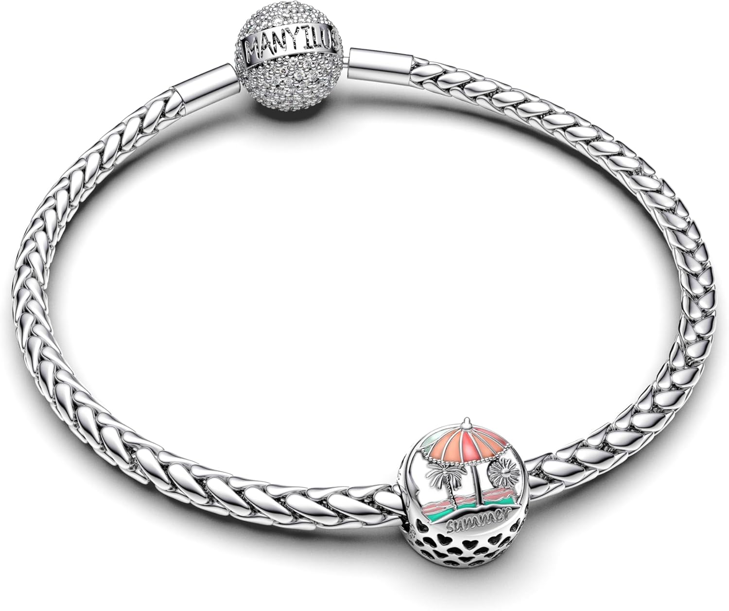 Summer coconut tree Charm Palm Tree Charms Pendant Beads Suitable for charm original bracelet jewelry making beads gift Jewelry Present for Women Family Friends. Lady's jewelry pendant. - Image 5