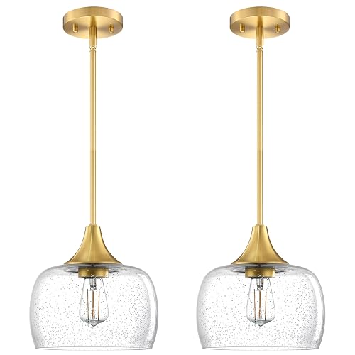 2 Pack 1 Light Hanging Indoor Kitchen Island Pendant Ceiling