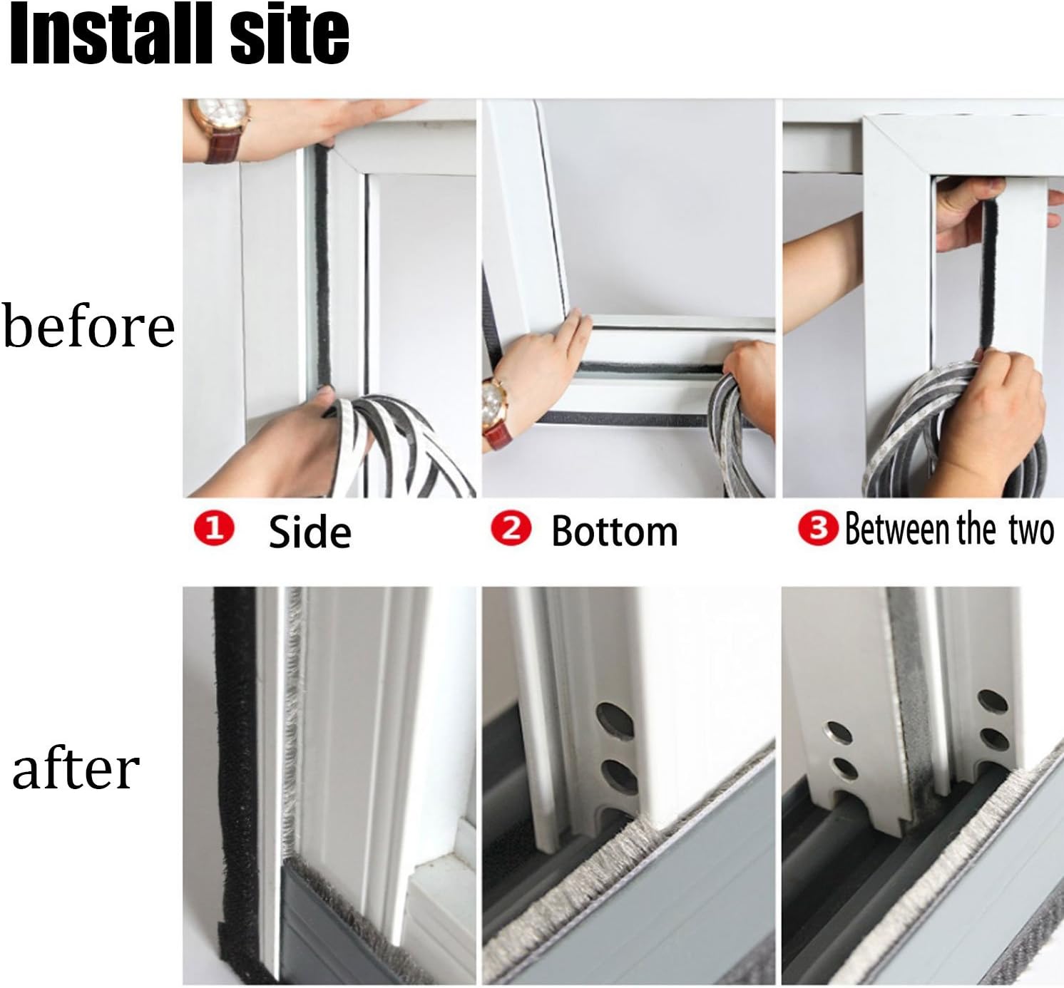 Bеѕt Rеvіеw LANRCYO 32.8 FT Self Adhesive Seal Strip Weatherstrip for Window,Door,Wardrobe,Door Seal Strip Window Seal Door Frame Insulation(0.35 0.35)